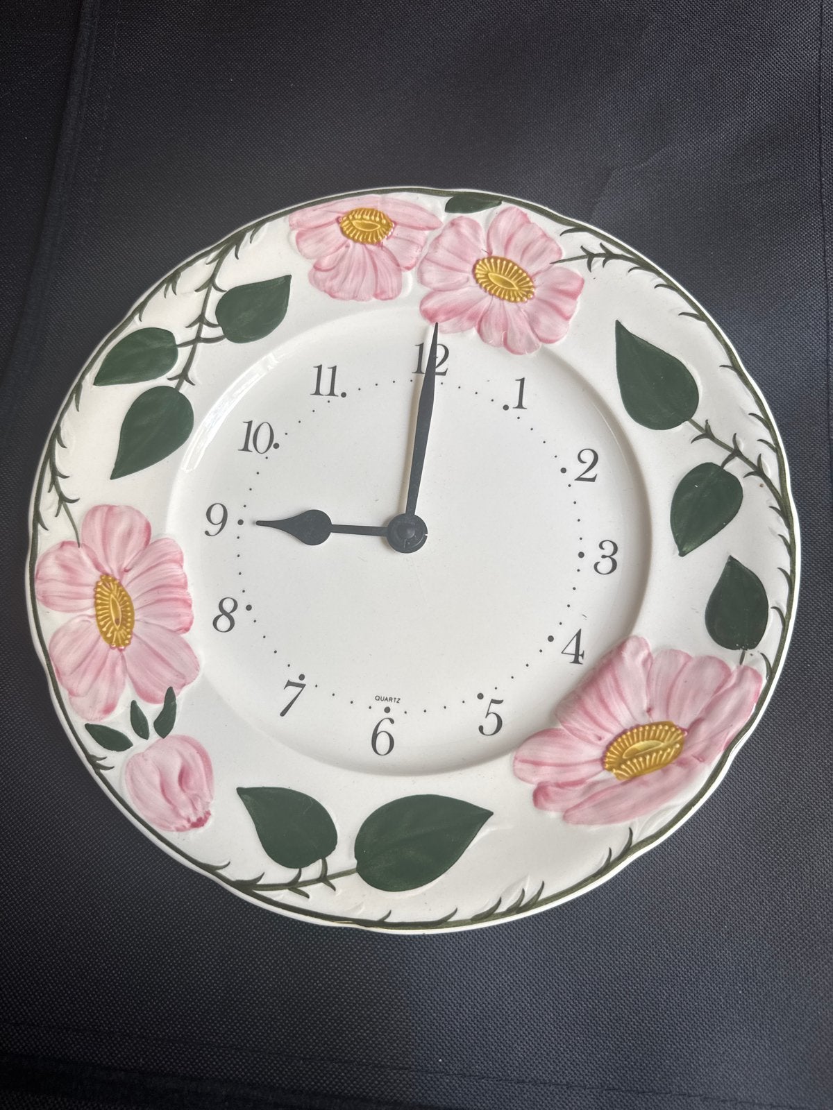 Villeroy & Boch Wild Rose Wandklok - Vintage Design, Ophalen of Verzenden