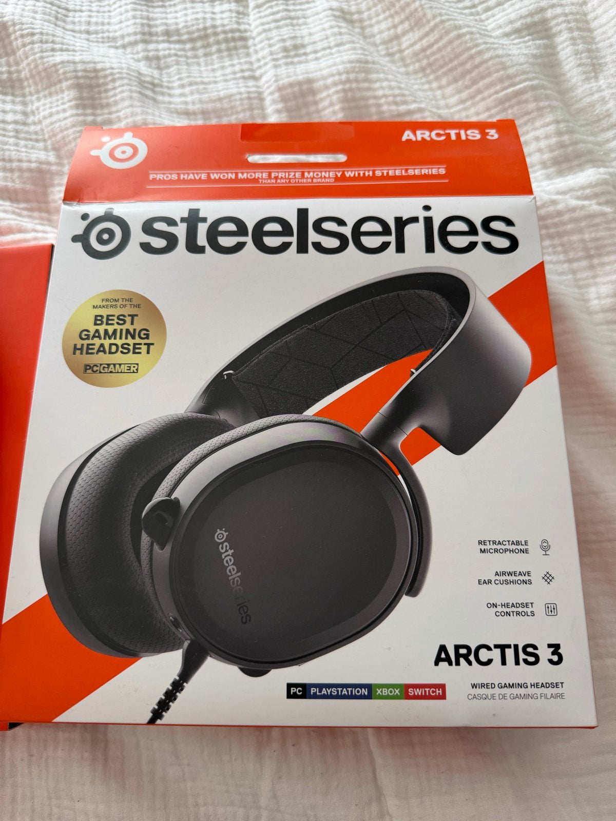 Steelseries Arctis 3 Gaming Headset - Zwart, Ophalen, Steelseries, Microfoon, Zwart