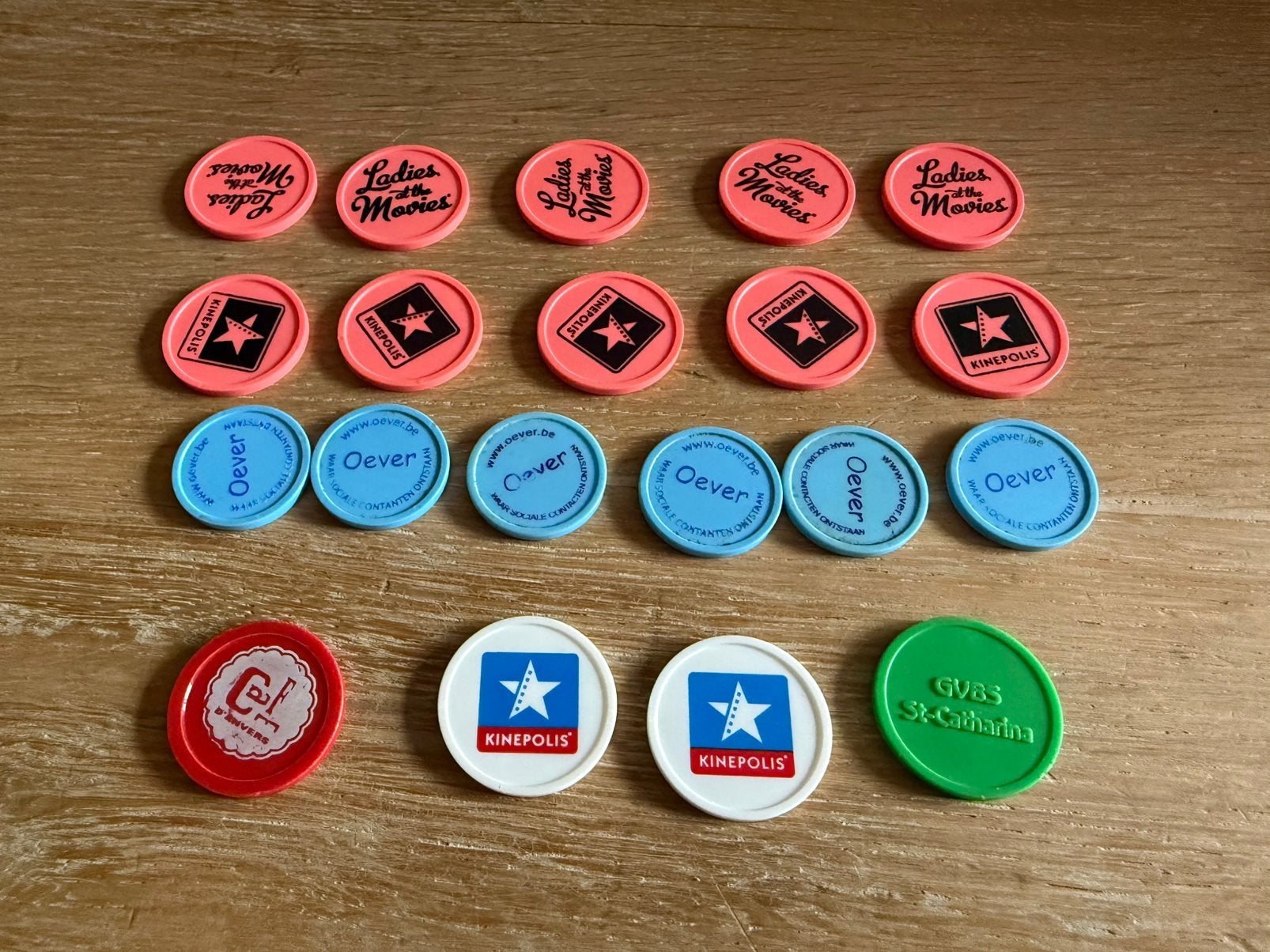 Tokens/jetons, Ophalen