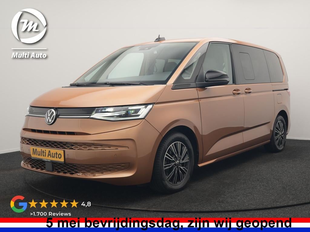 Volkswagen Multivan 1.4 eHybrid L1H1 Style 7 Persoons PHEV 2, Gebruikt, Zwart, Bruin, Adaptive Cruise Control