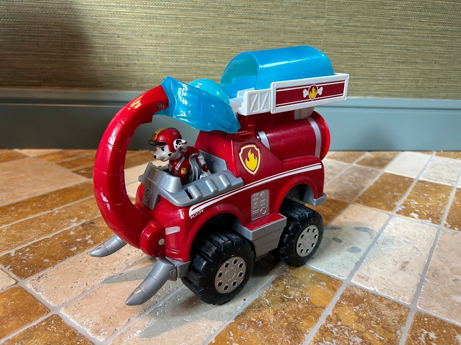 Paw Patrol Jungle Pups - Marshalls olifanten brandweerwagen, Ophalen, Zo goed als nieuw