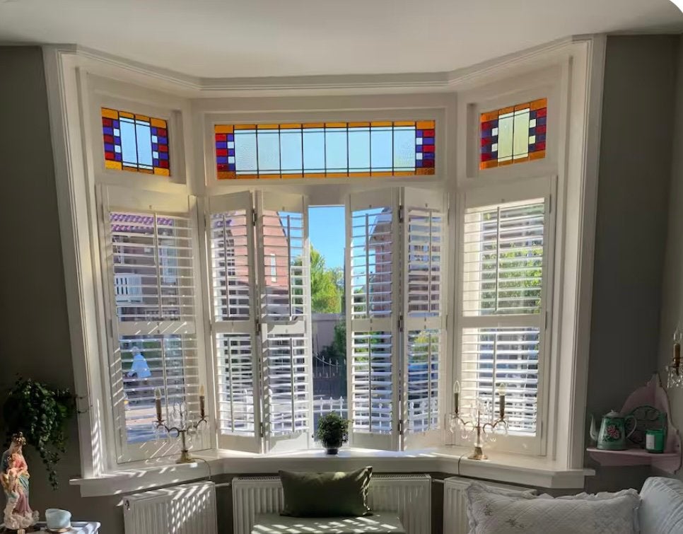 Amerikaanse Shutters, Gebruikt, Wit, 100 tot 150 cm, 50 tot 100 cm