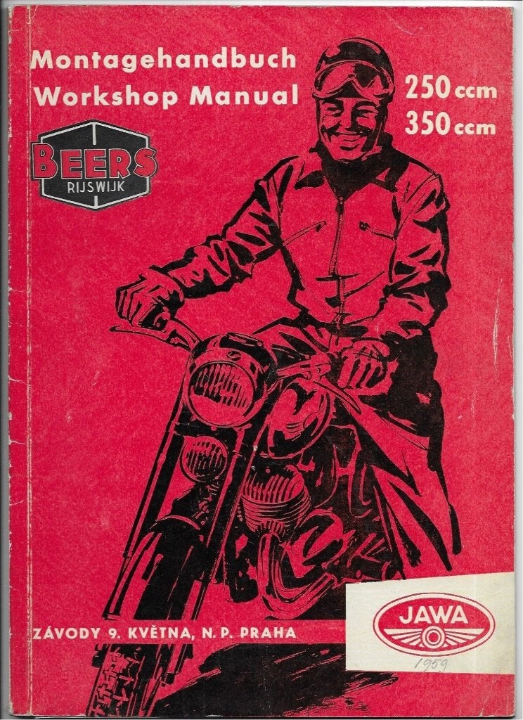 Jawa 250 350 workshop manual werkplaatsboek CZ (1593z), Motoren, Verzenden, Overige merken