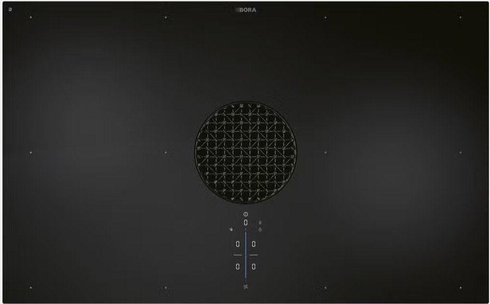 Bora Puxu - Inductie met afzuiging - NIEUW - GARANTIE - 83cm, Ophalen, Nieuw, 4 kookzones, Energieklasse A of zuiniger
