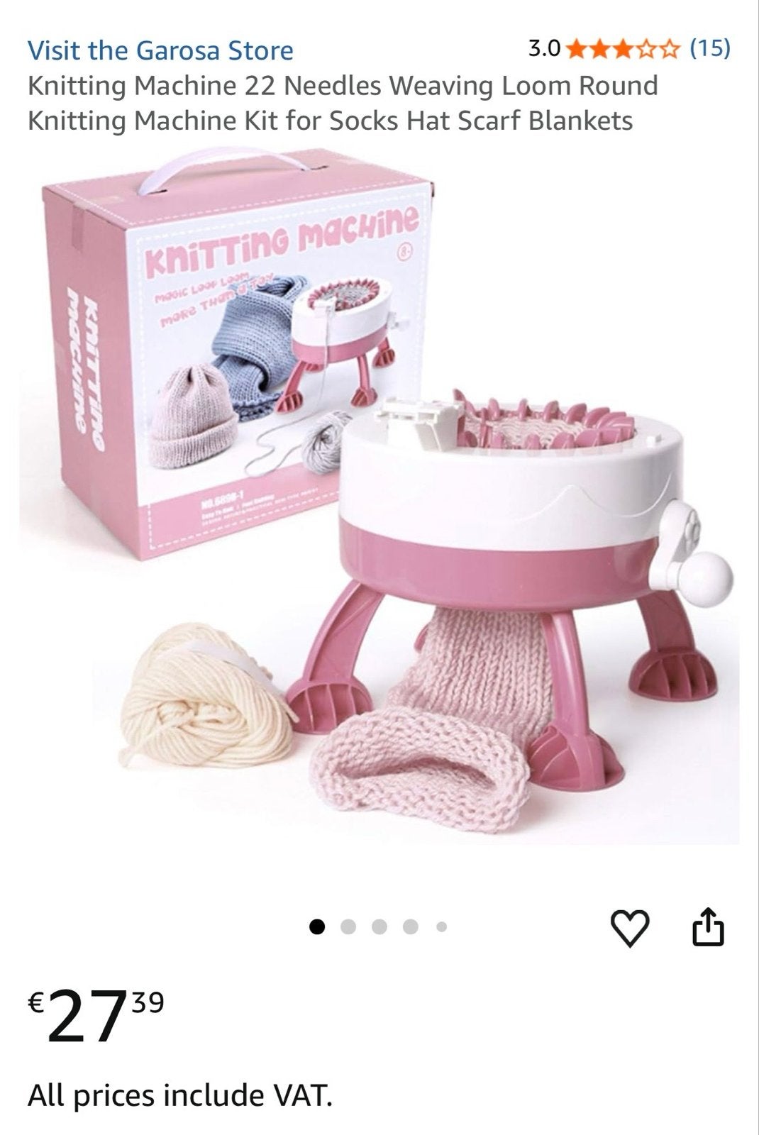 Breimachine 22 Naalden - Eenvoudig Breien voor Beginners, Ophalen of Verzenden, Nieuw, Breien, Machine