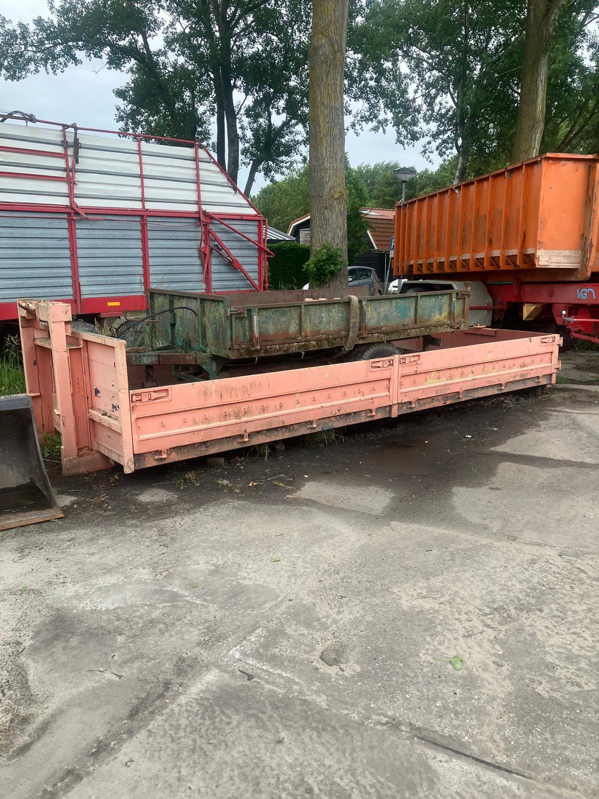 Haakarm container bak +kleine kieper, Zakelijke goederen, Machines en Bouw | Transport, Ophalen