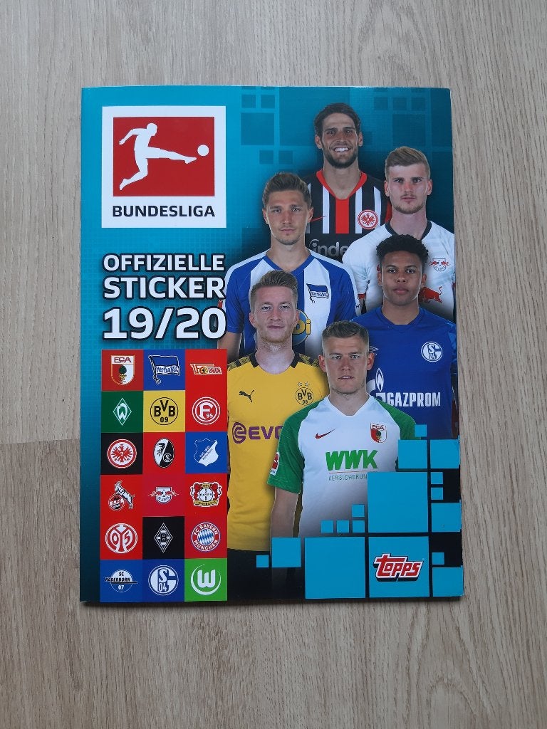 2019 2020 topps Bundesliga Football sticker album compleet, Verzenden, Zo goed als nieuw
