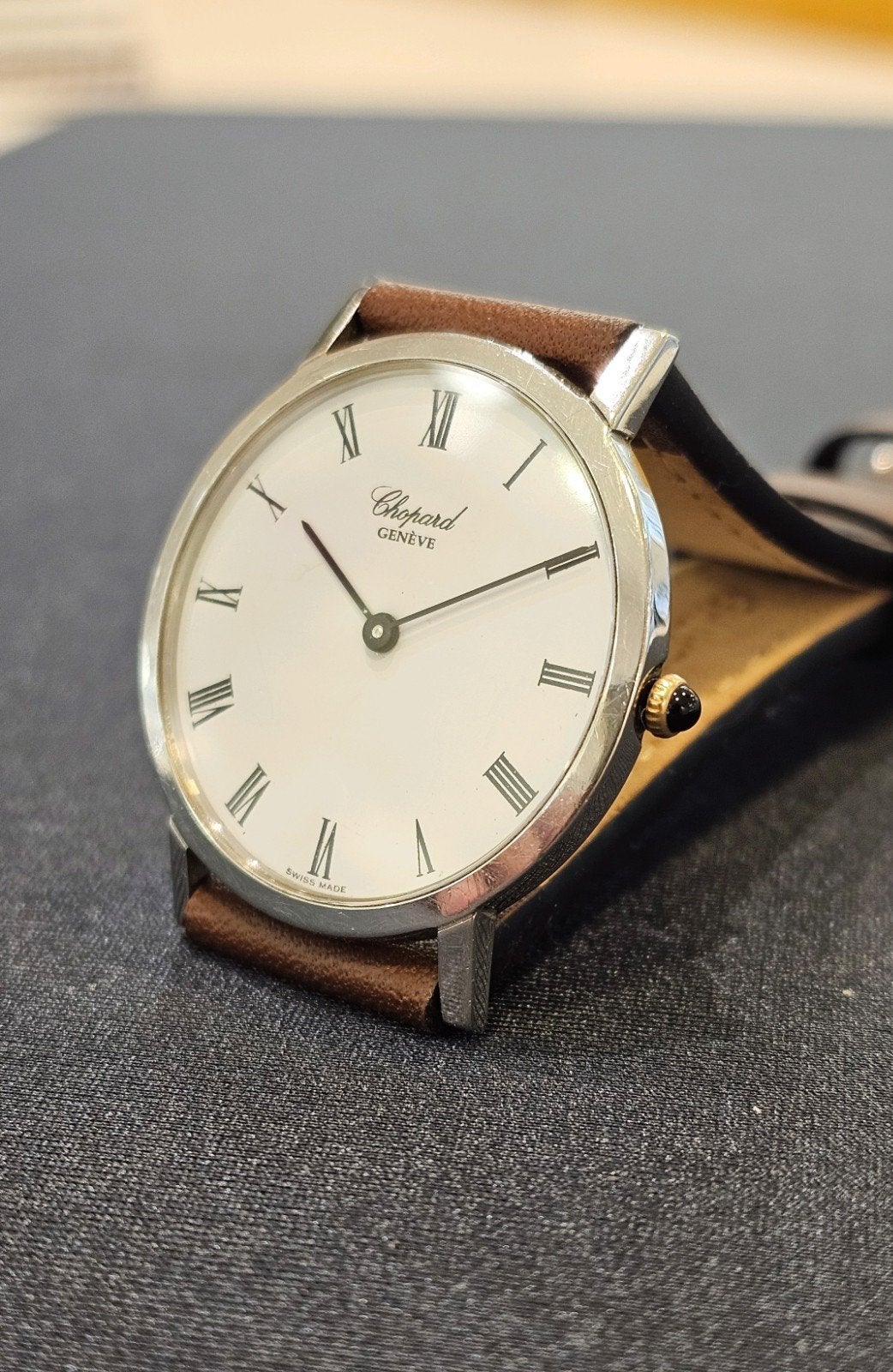Chopard Opwind horloge 1965, Overige merken, Staal, Met bandje, Polshorloge