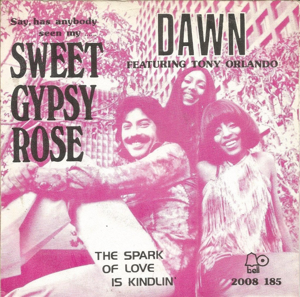 Dawn : Say, has anybody seen my sweet gypsy rose (Belgium), Fotohoes, 7 inch, Ophalen of Verzenden, Zo goed als nieuw