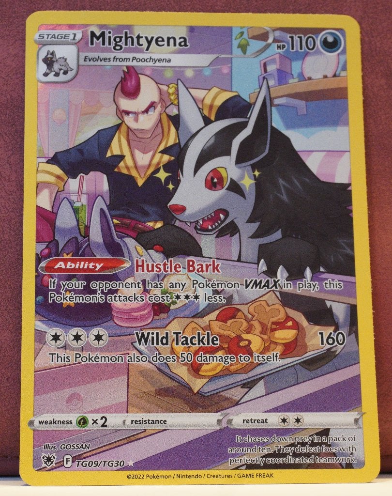 Mightyena Gallery Art TG09/TG30 Astral Radiance Pokémon, Ophalen of Verzenden, Nieuw, Losse kaart