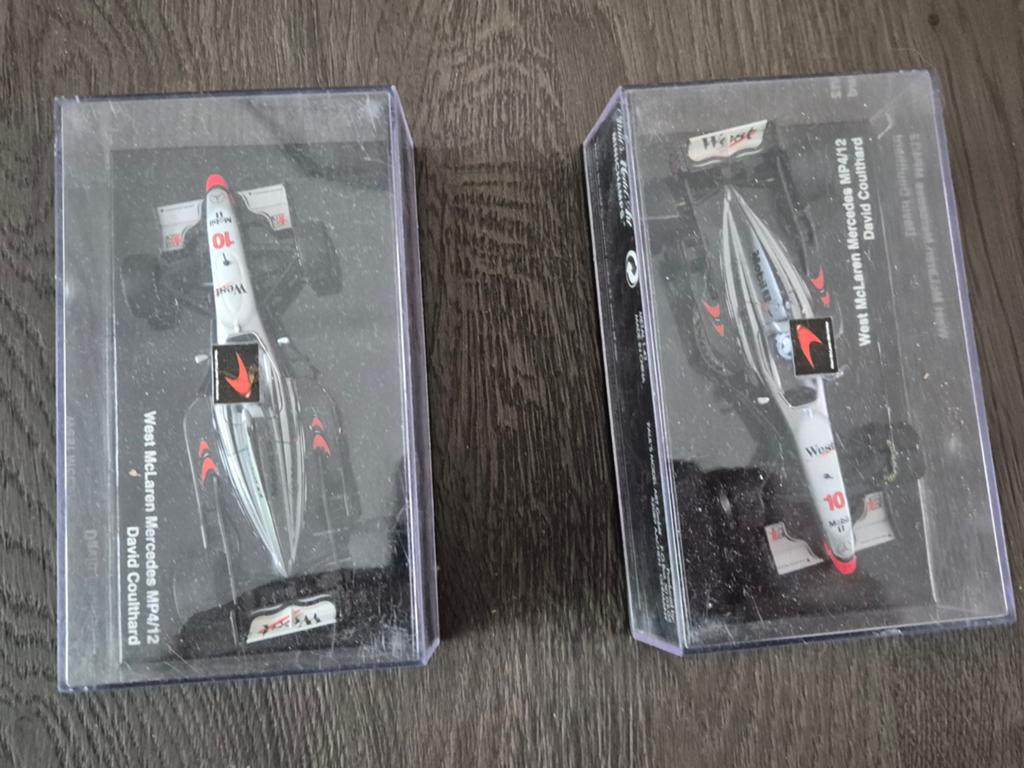 McLaren West Mercedes F1 Miniatuur Auto - David Coulthard, Hobby en Vrije tijd, Modelauto's | 1:43, Ophalen of Verzenden