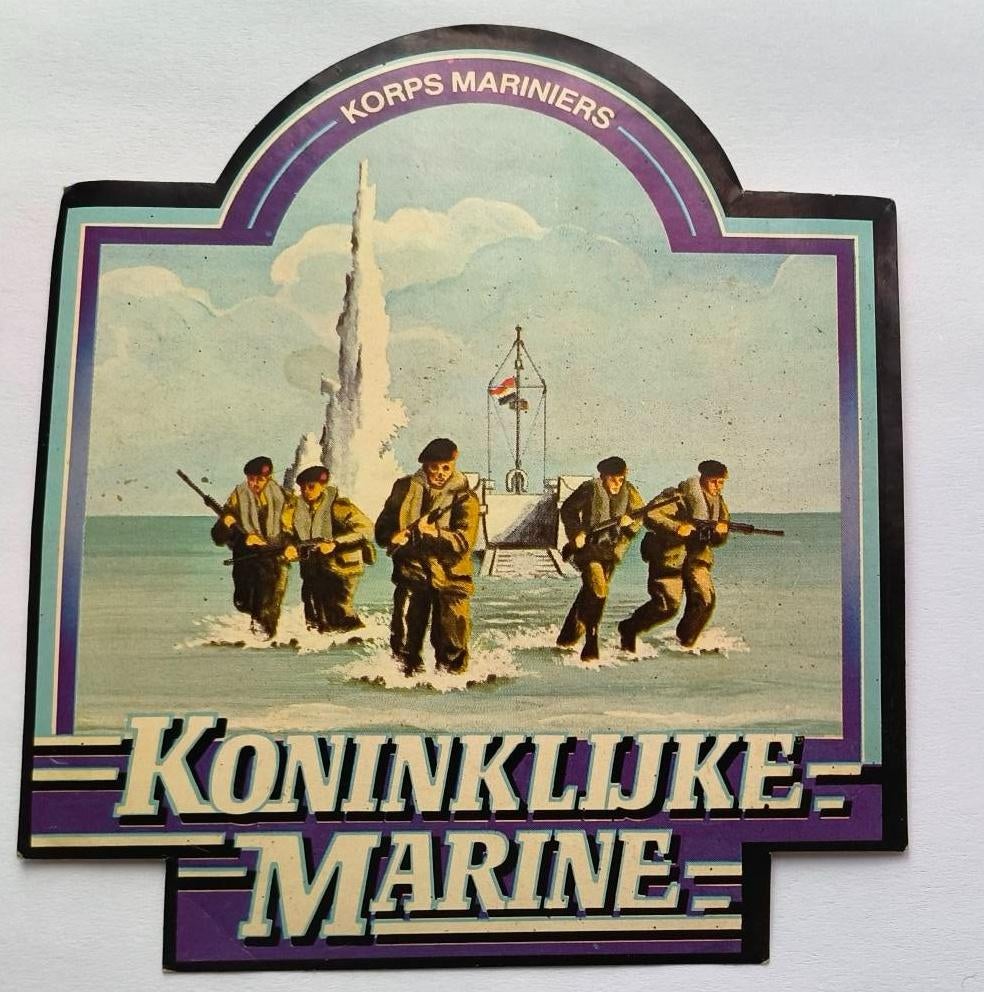 Sticker Koninklijke Marine, Ophalen of Verzenden, Zo goed als nieuw, Bedrijf of Vereniging