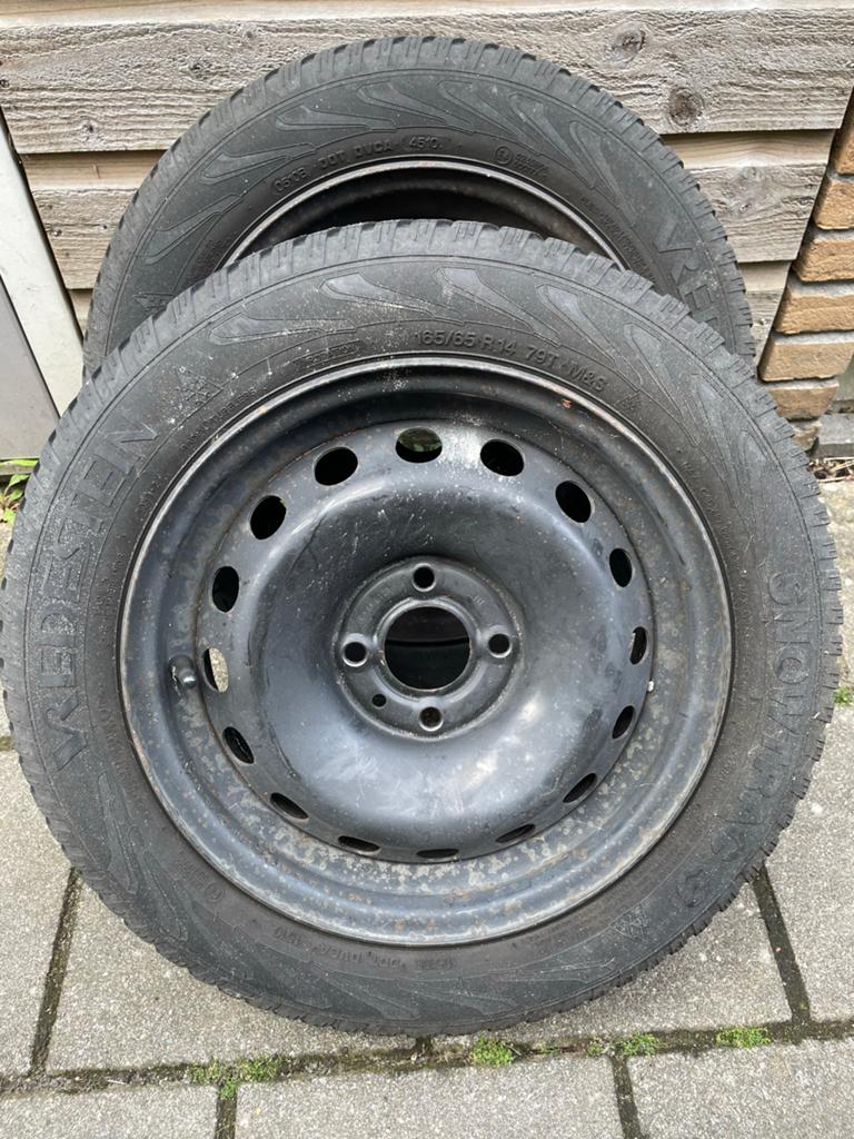 Vredestein Snowtrac 3 winterbanden 165/65 R14 79T, Ophalen, Gebruikt