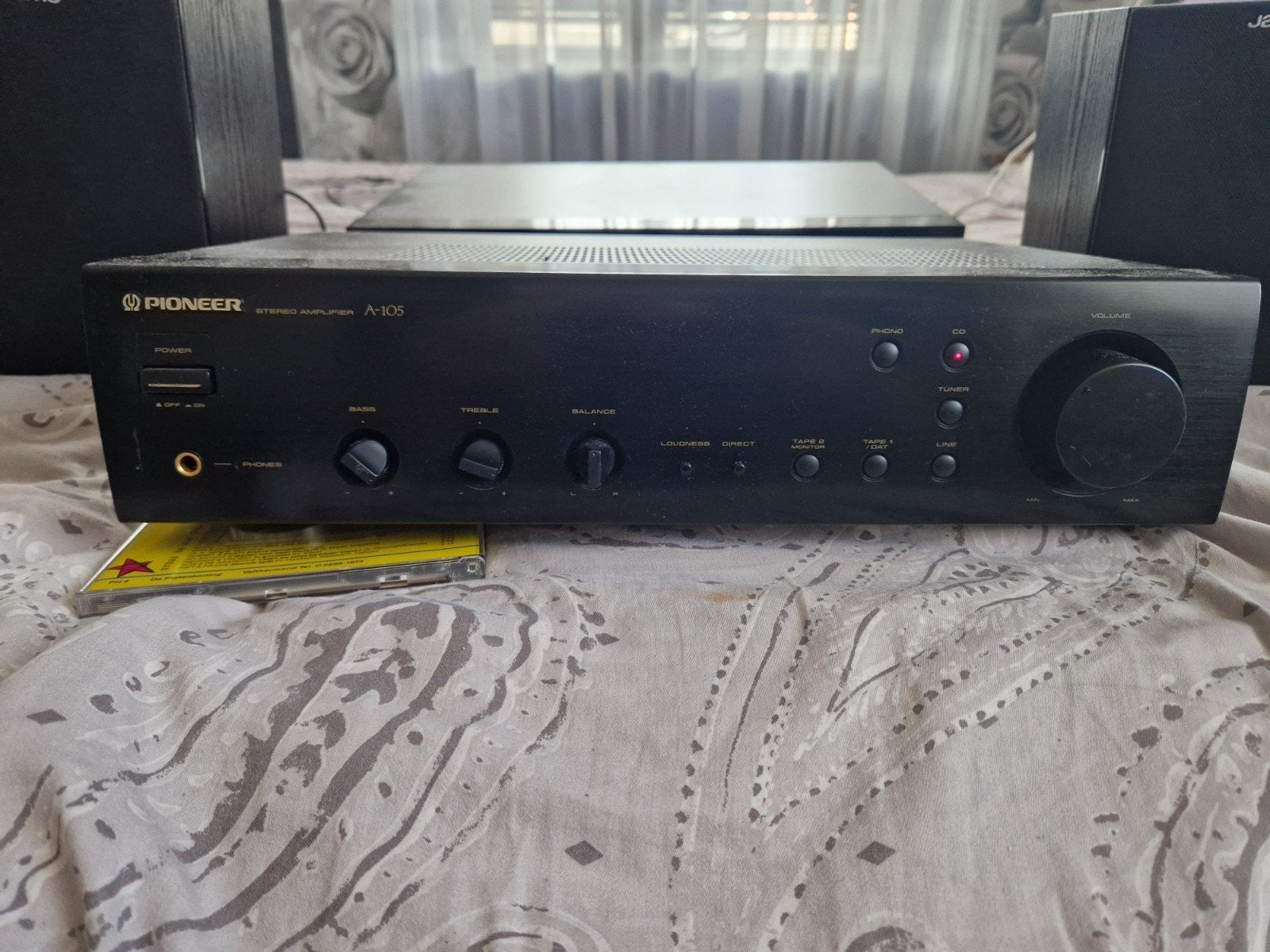 Pioneer A-105 Stereo Versterker, Ophalen, Gebruikt, 60 tot 120 watt, Pioneer