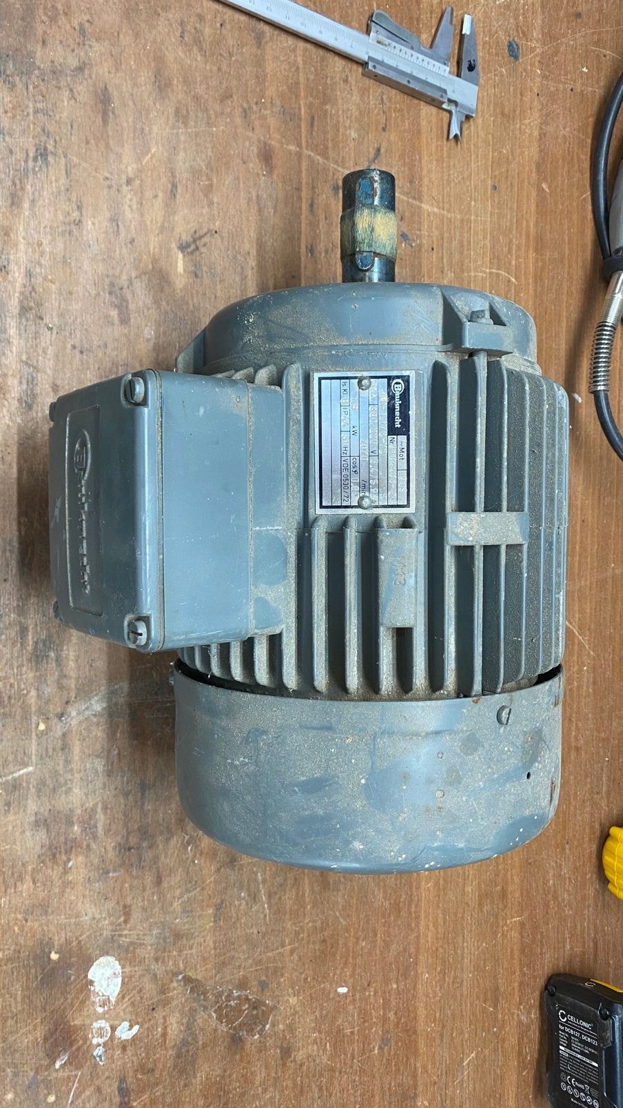Bauknecht electromotor 1,5kw, Doe-het-zelf en Verbouw, Motoren, Ophalen, Gebruikt, Elektromotor, 1800 rpm of meer