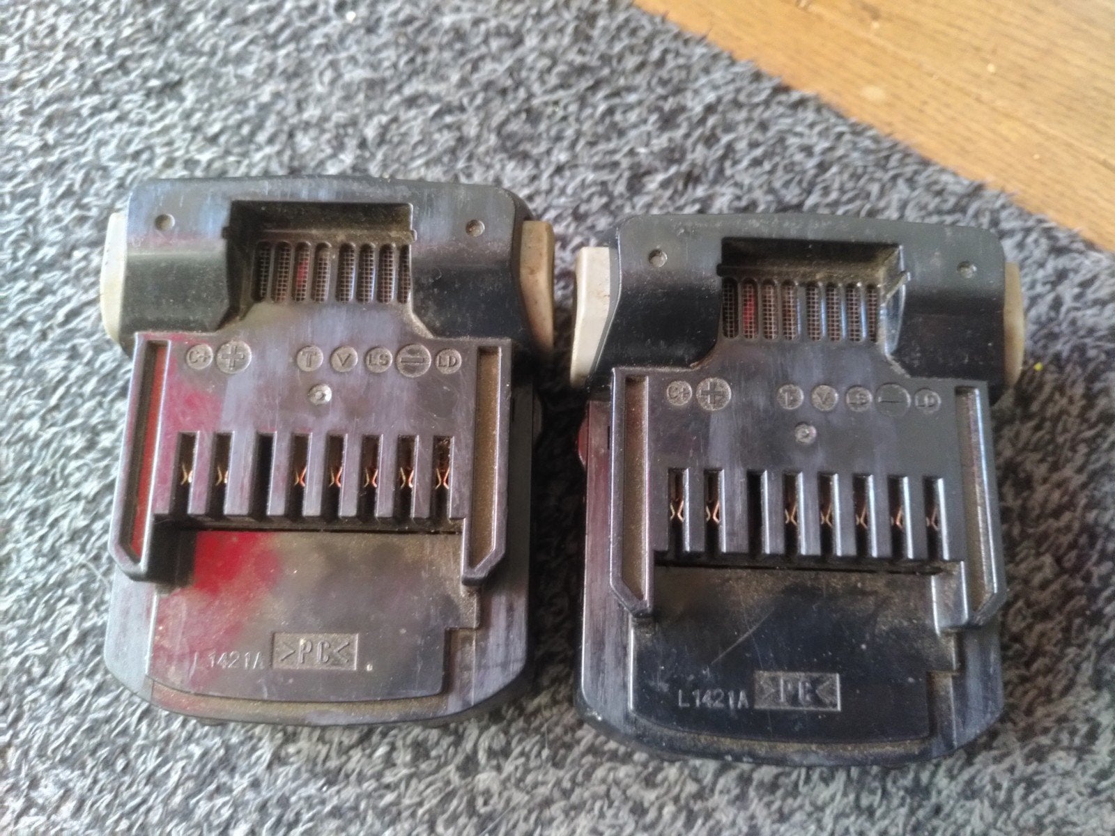 Hitachi Hikoki batterijen twee stuks (defect), Ophalen of Verzenden, Gebruikt