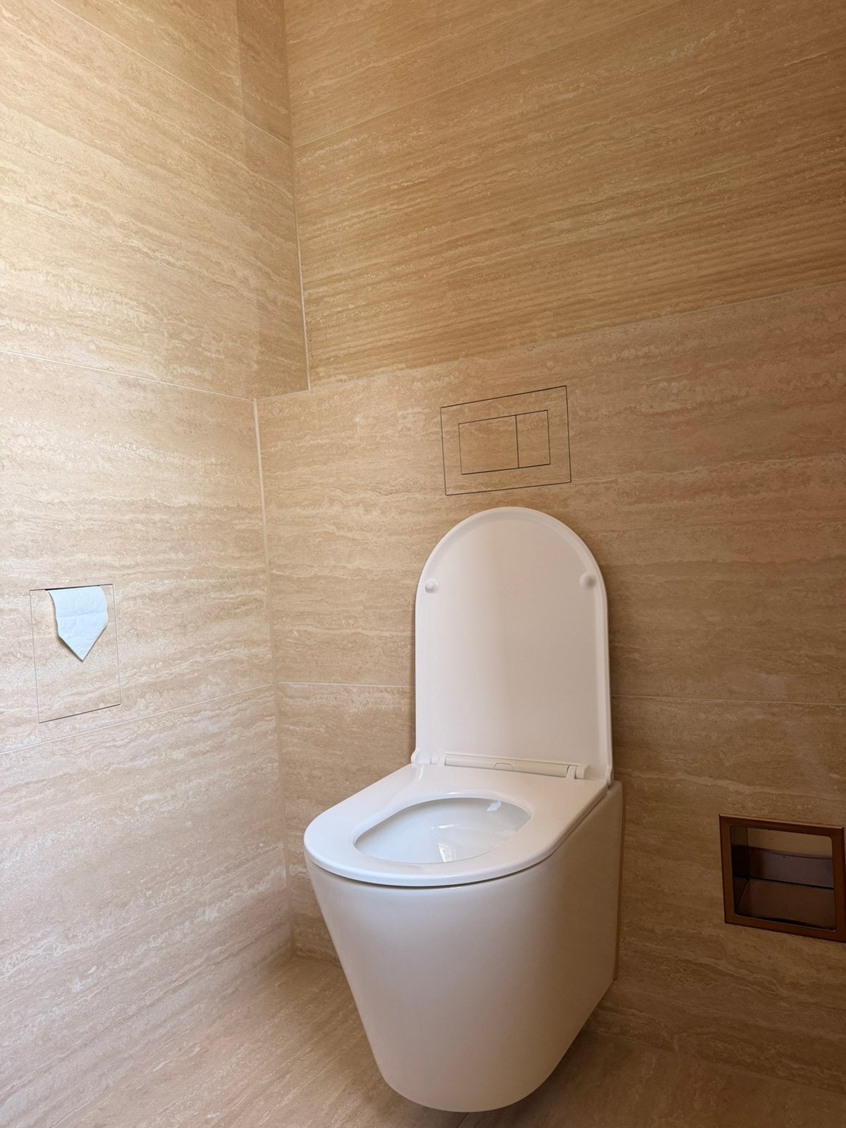 Keramische inbouw toiletrolhouder weggewerkt in uw tegel, Ophalen of Verzenden, Nieuw, Kunststof, Minder dan 50 cm