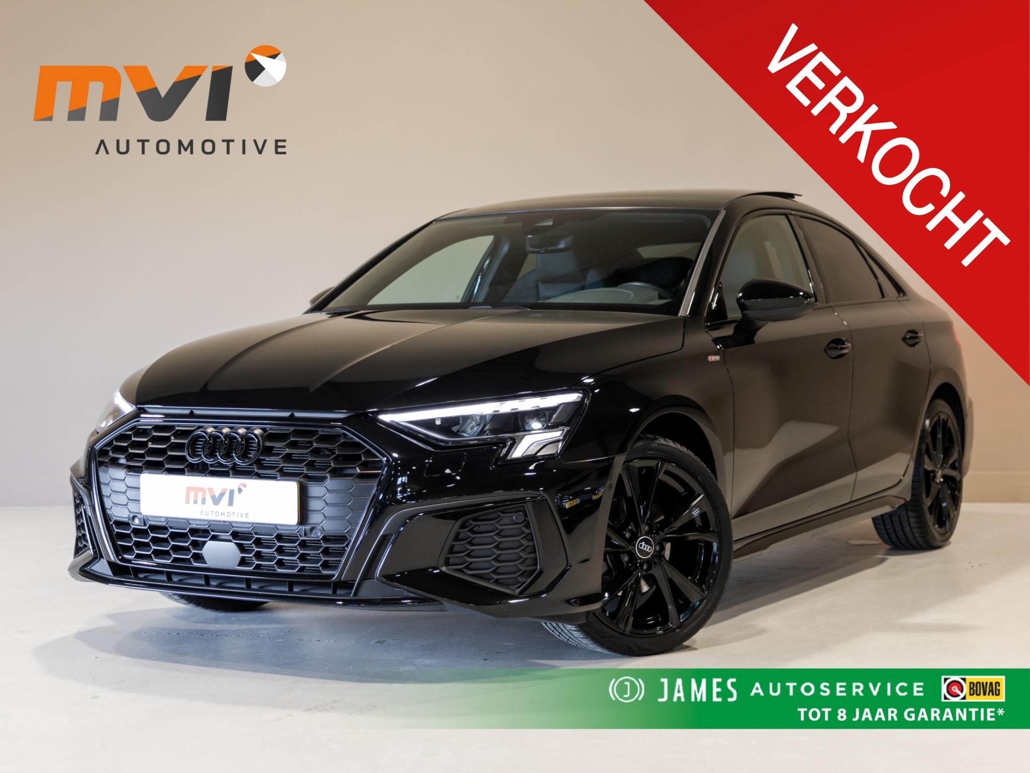Audi A3 Limousine 35 TFSI S-Line edition / 150pk / NAP / Pan, Auto's, Dealer onderhouden, Parkeerassistent, 4 cilinders, Leder en Stof