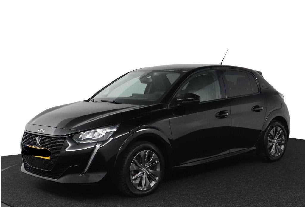 PRIVÉ LEASE OVERNAME tot april 2027 - Peugeot e-208 (EV), Automaat, Stof, Zwart, Zwart