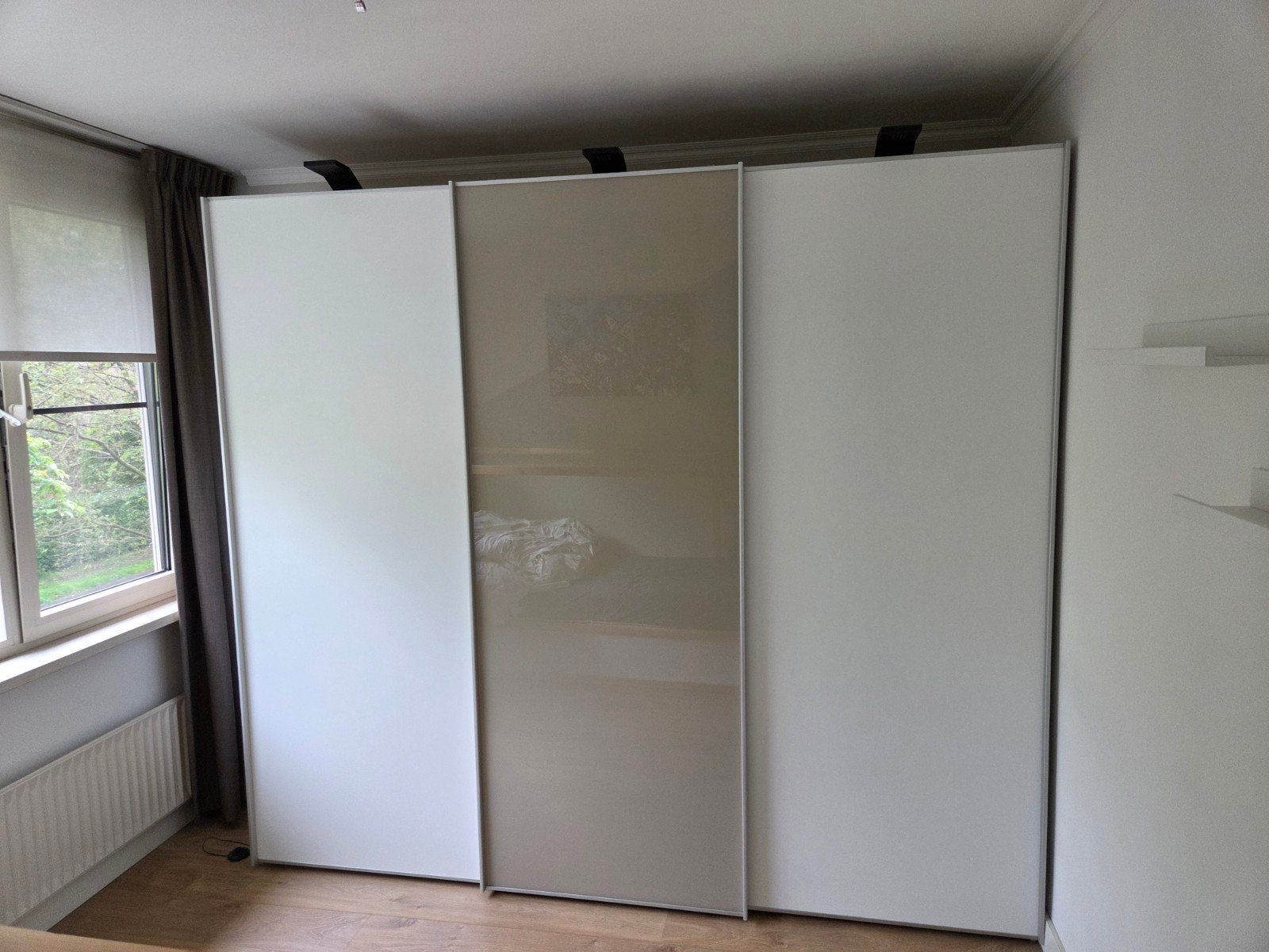 Kledingkast Schuifdeurkast, Huis en Inrichting, Ophalen, Gebruikt, 200 cm of meer, 200 cm of meer