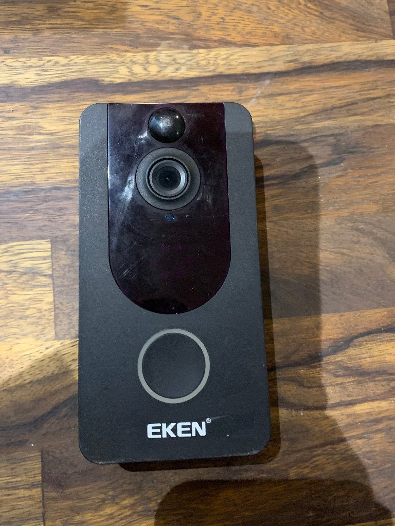 EKEN Draadloze Video Deurbel met Camera, Ophalen of Verzenden, Ingebouwde camera, Zo goed als nieuw, Draadloos