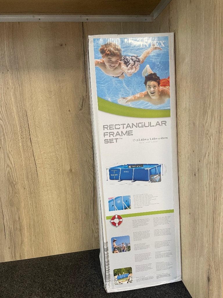Intex Zwembad Metal Frame | 260 x 160 x 65 cm, Ophalen of Verzenden, Nieuw, Overige typen