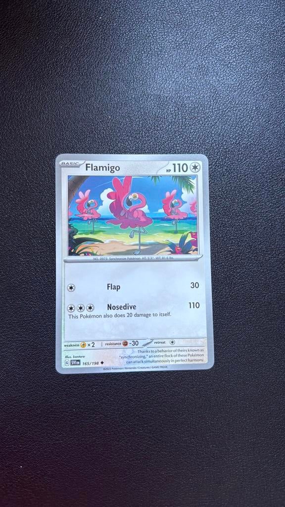 Flamigo 165 Pokémon, Ophalen of Verzenden, Zo goed als nieuw
