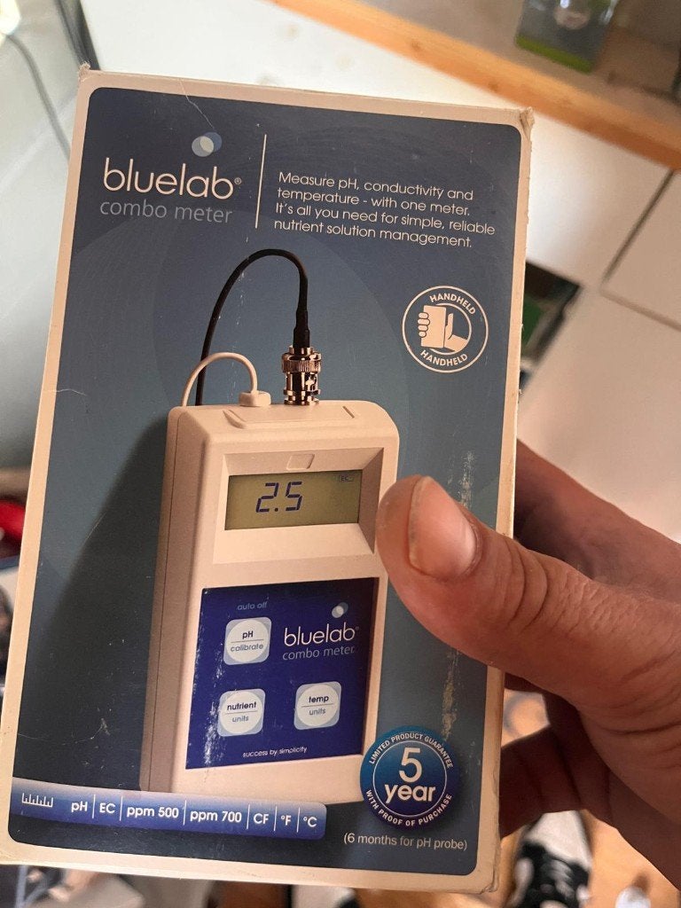 Bluelap ph meter ,kweekspullen, Ophalen of Verzenden, Nieuw