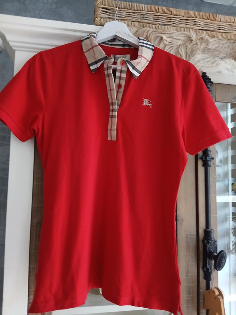 Burberry polo & Michael Kors blouse - Maat M/L, Kleding | Dames, Maat 38/40 (M), Ophalen of Verzenden, Gedragen, Rood