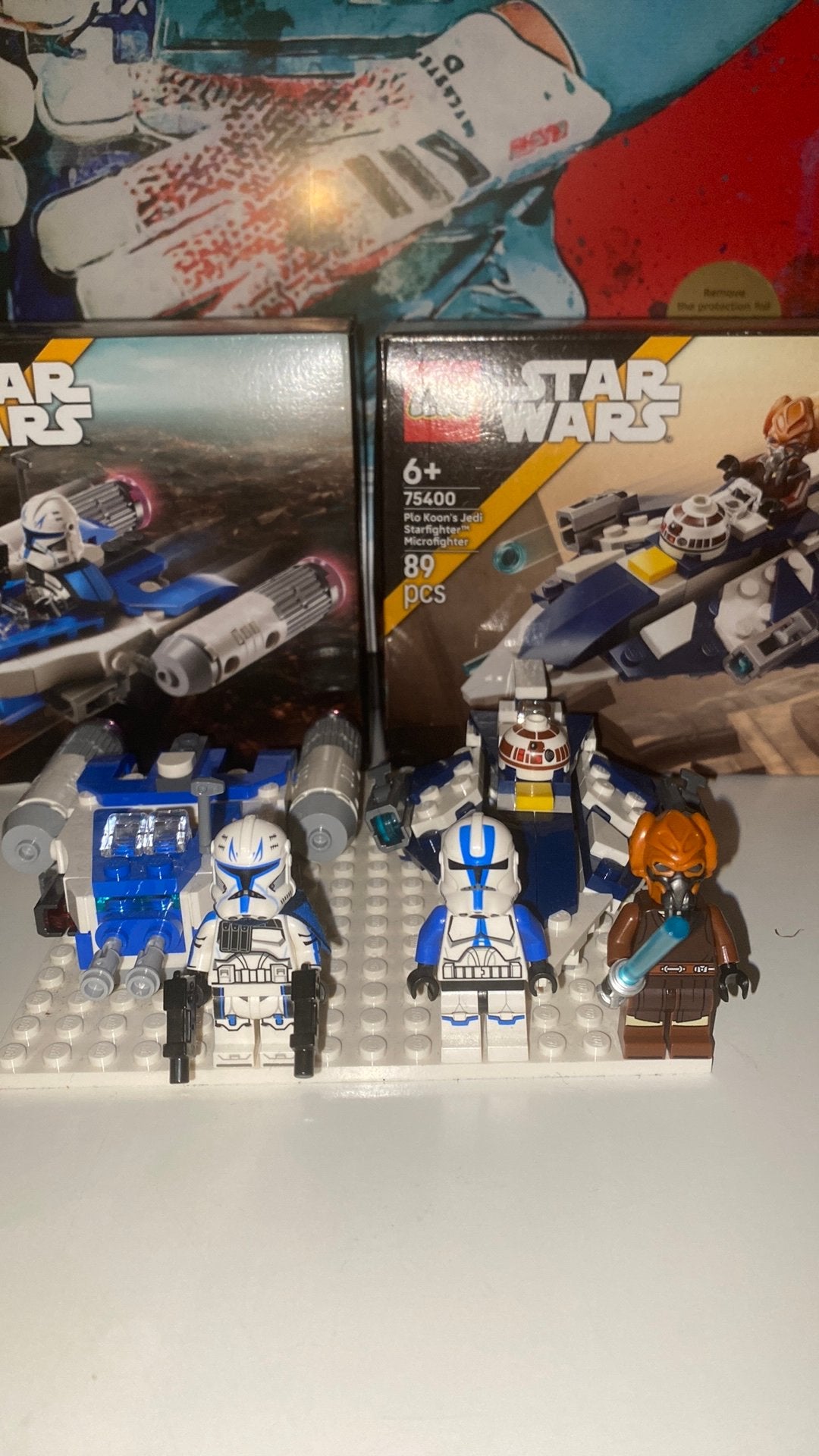 Lego star wars captain rex & plo koons microfighter, Verzenden