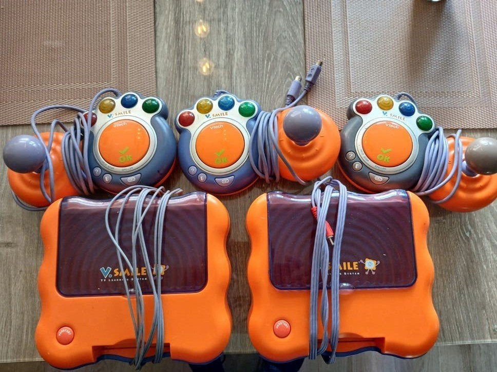 VTech V.Smile TV Learning System met 11 spellen, Puzzel en Educatief, Gebruikt, 1 speler, Ophalen of Verzenden