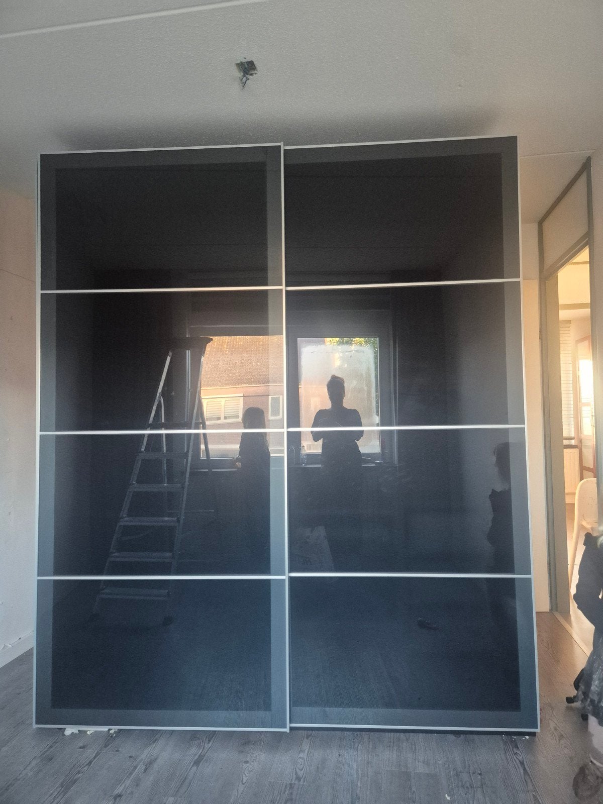 IKEA Kast met schuifdeuren, Ophalen, 100 tot 150 cm, 200 cm of meer, Modern