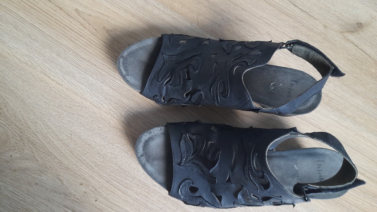 Think Traudi zwart met hakje, maat 42, Verzenden, Zwart, Think!, Sandalen of Muiltjes