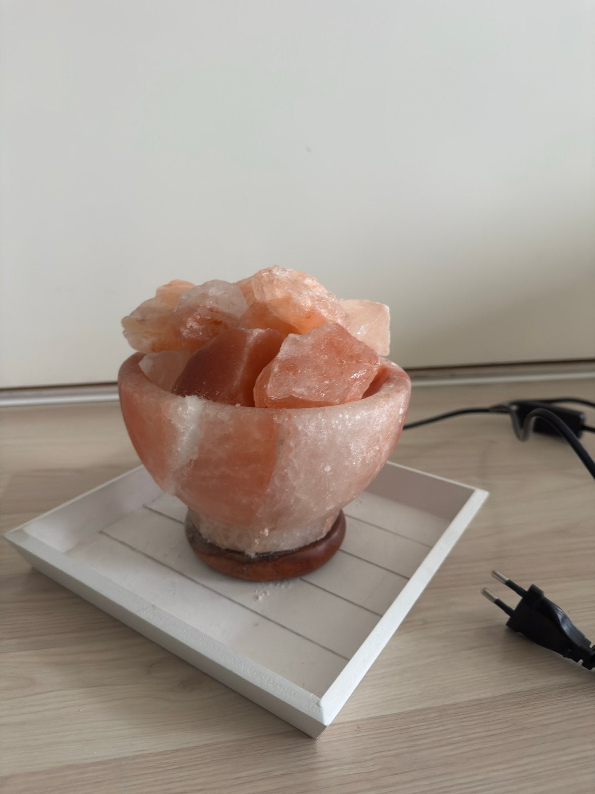 Himalaya Zoutlamp vuurkorf, Ophalen of Verzenden, Gebruikt, Zoutlamp