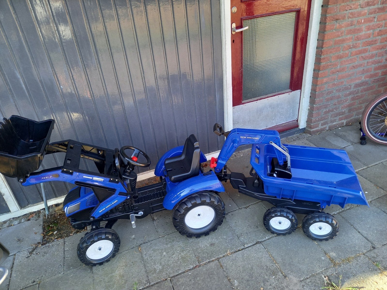 New Holland T8 Tractor Skelter - Zo goed als nieuw!, Ophalen, Zo goed als nieuw, Overige merken, Met kar of aanhanger