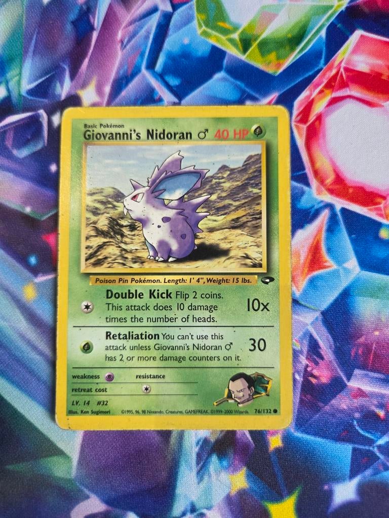 Giovanni's Nidoran 76/132, Ophalen of Verzenden, Zo goed als nieuw
