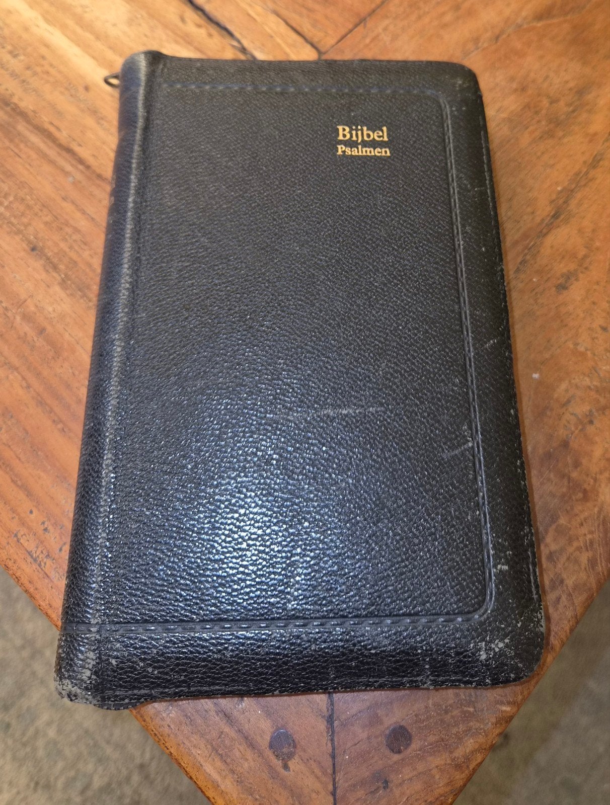 Nette Bijbel met rits en duimgrepen - A. Jongbloed, Antiek en Kunst, Ophalen of Verzenden, A. Jongbloed C.V. Leeuwarden