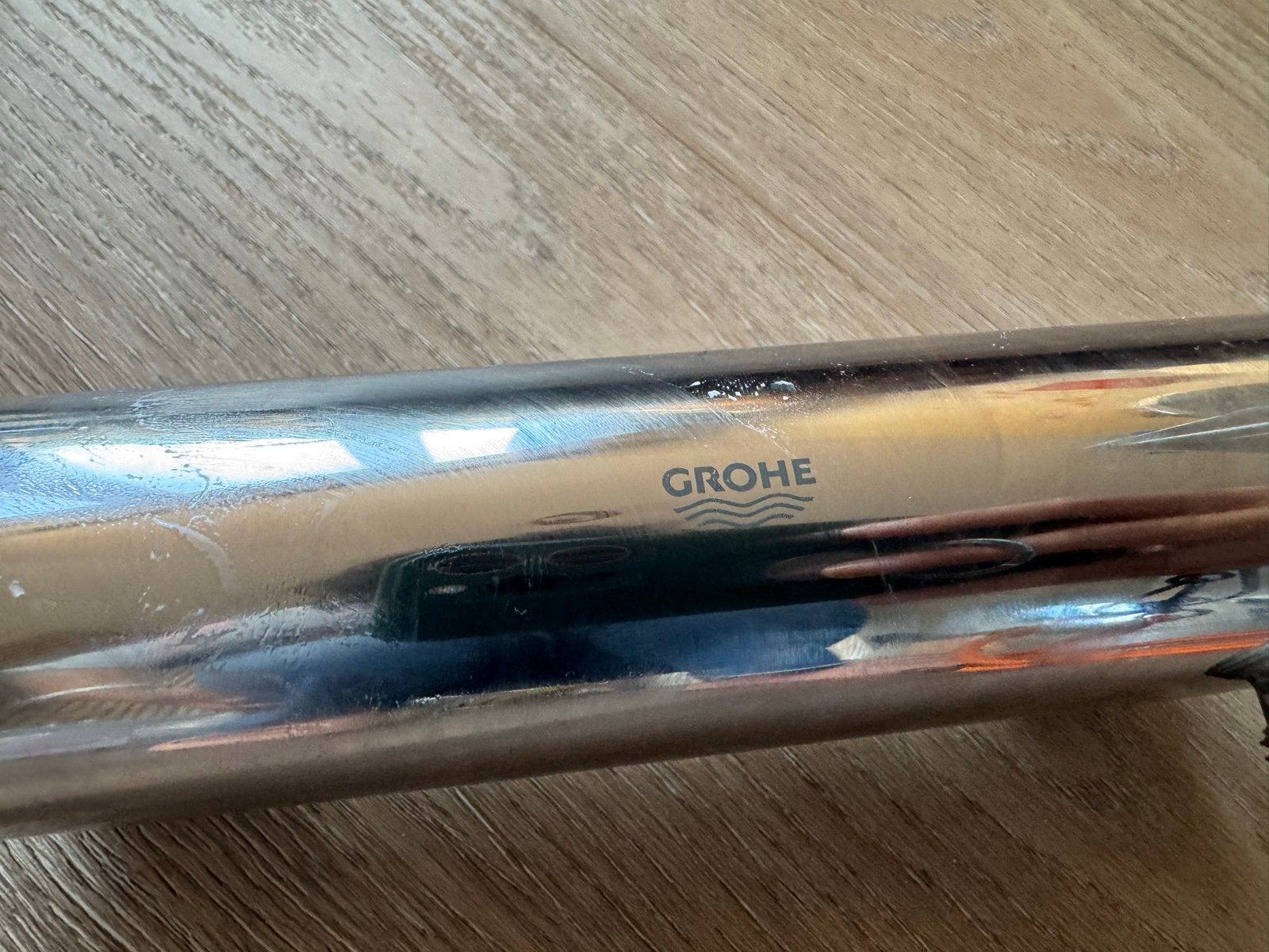 GROHE thermostatische douchekraan met handdouche, Ophalen of Verzenden, Gebruikt, Chroom, Douche