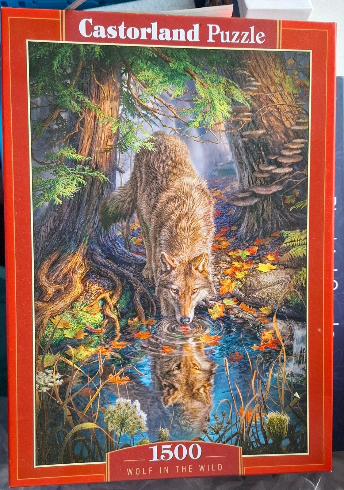mist 2 stukjes : Castorland Legpuzzel Wolf in the Wild - 150, Ophalen, 500 t/m 1500 stukjes, Gebruikt, Legpuzzel