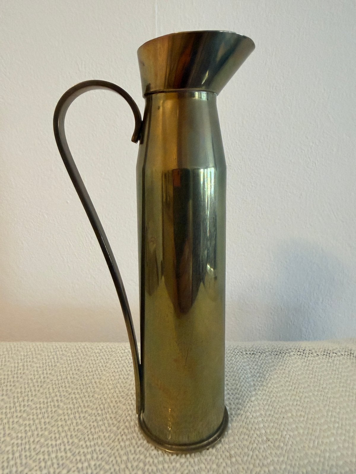 vintage messing kan mogelijk gemaakt van een artillerie-huls, Ophalen of Verzenden