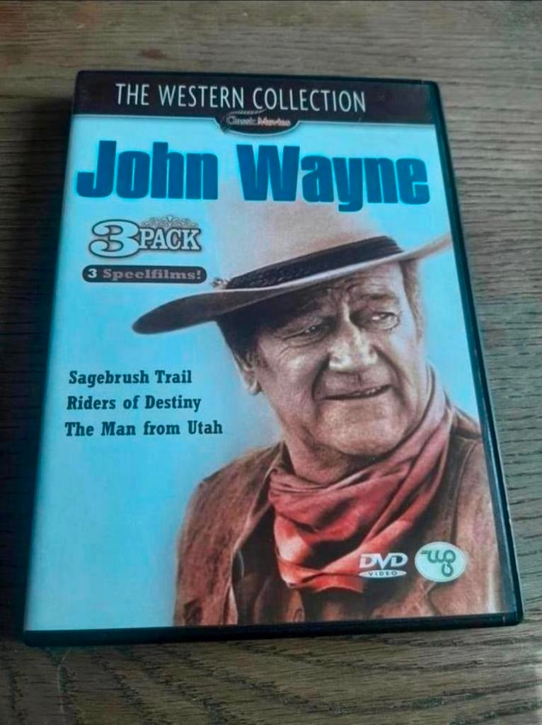 Western collection 2. John Wayne 3 Pack. 158 minuten., 1960 tot 1980, Gebruikt, Ophalen of Verzenden, Actie en Avontuur