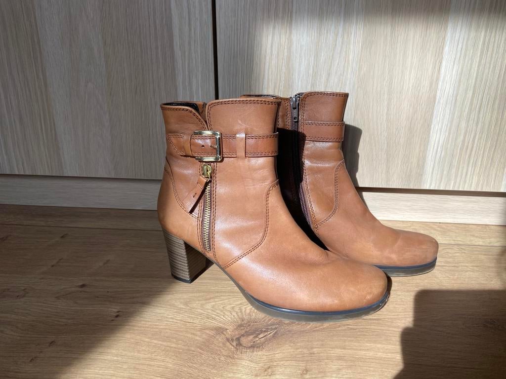 Gabor enkellaarsjes 39, Kleding | Dames, Schoenen, Ophalen of Verzenden, Zo goed als nieuw, Bruin