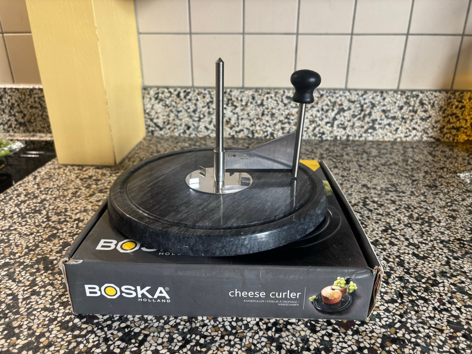 Boska Holland Kaaskruller - Marmeren Onderstel, Overige typen, Nieuw, Ophalen of Verzenden, Zwart