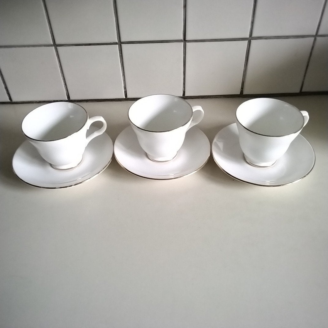 3 Engelse Crown Trent kop en schotels, Huis en Inrichting, Keuken | Servies, Ophalen of Verzenden