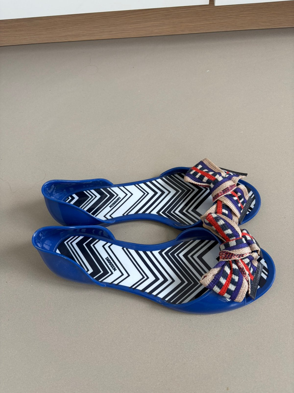 Missoni ballerina’s 38, Blauw, Zo goed als nieuw, Ballerina's, Ophalen of Verzenden