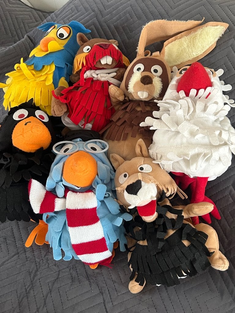 Handpoppen fabeltjes krant, Ophalen, Gebruikt, Overige karakters, Overige typen