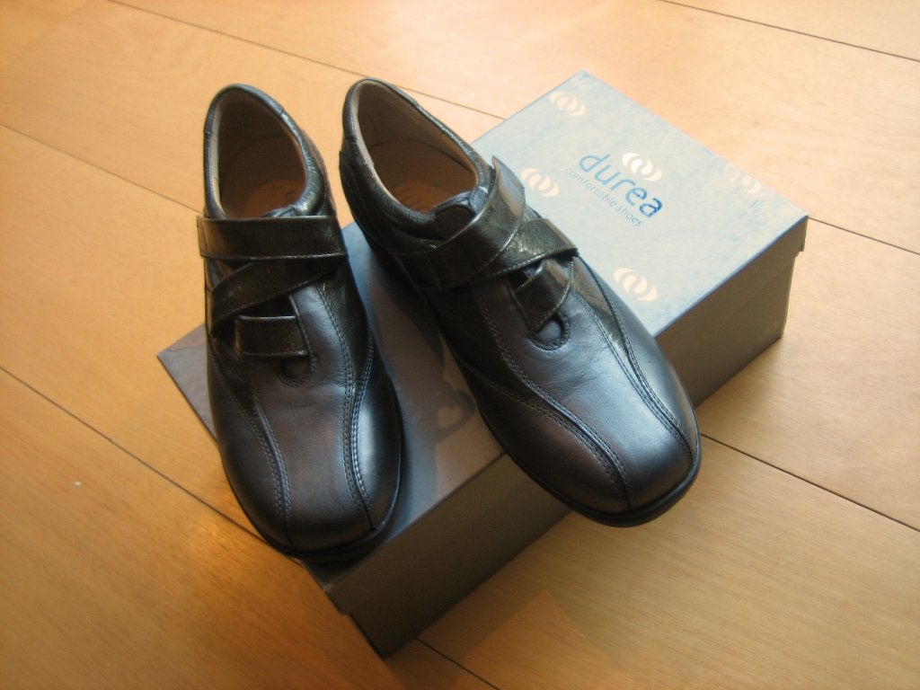 Nieuw! Grijs leren comfort-instappers DUREA 36-37 G snazzeys, Durea, Verzenden, Instappers, Nieuw