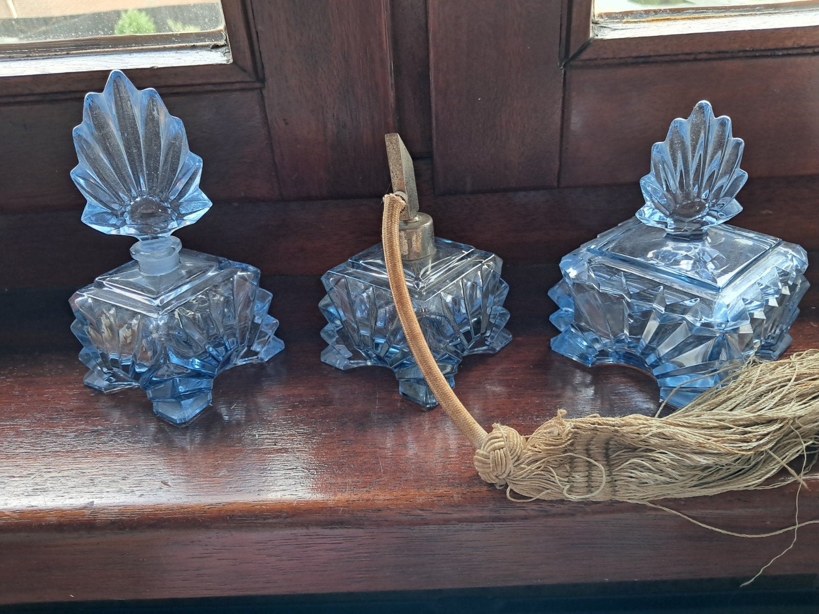 Antieke kaptafelset, Antiek en Kunst, Ophalen of Verzenden