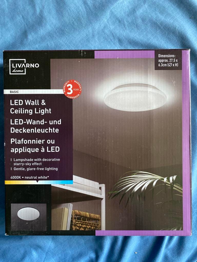 LIVARNO home LED Wand- en Plafondlamp - Sterrenhemel effect, Huis en Inrichting, Lampen | Plafondlampen, Ophalen of Verzenden