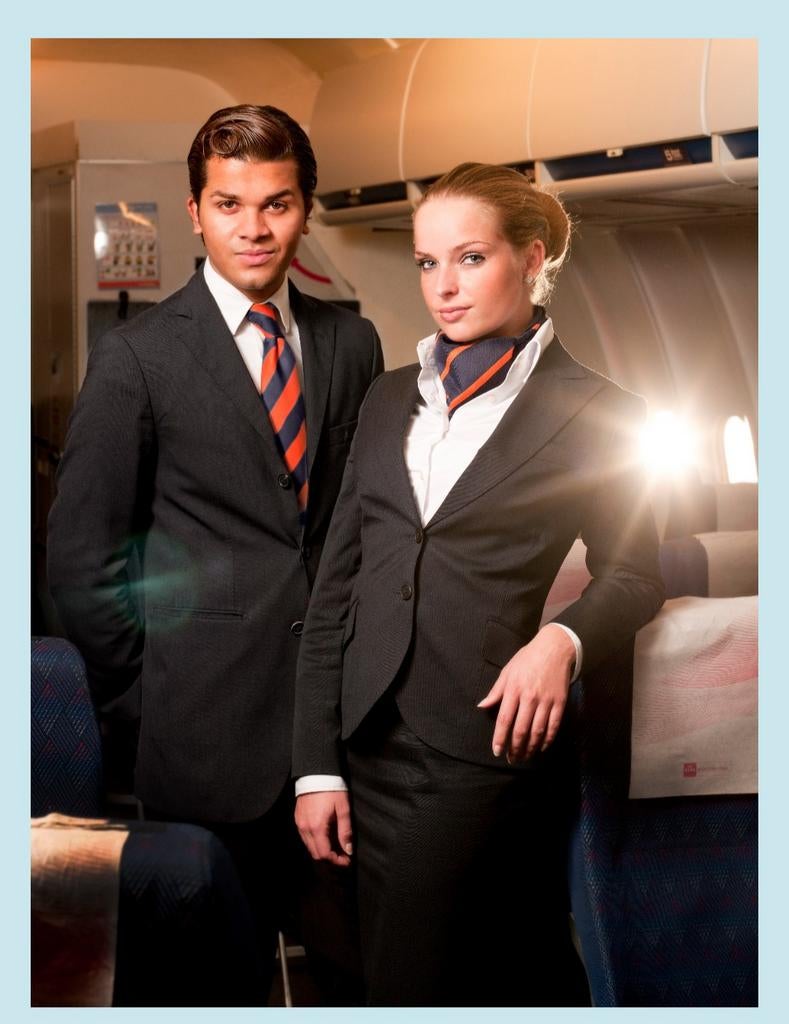 TK uniform stewardess ROC maat 36 zgan, Ophalen of Verzenden, Zo goed als nieuw, Maat 36 (S)